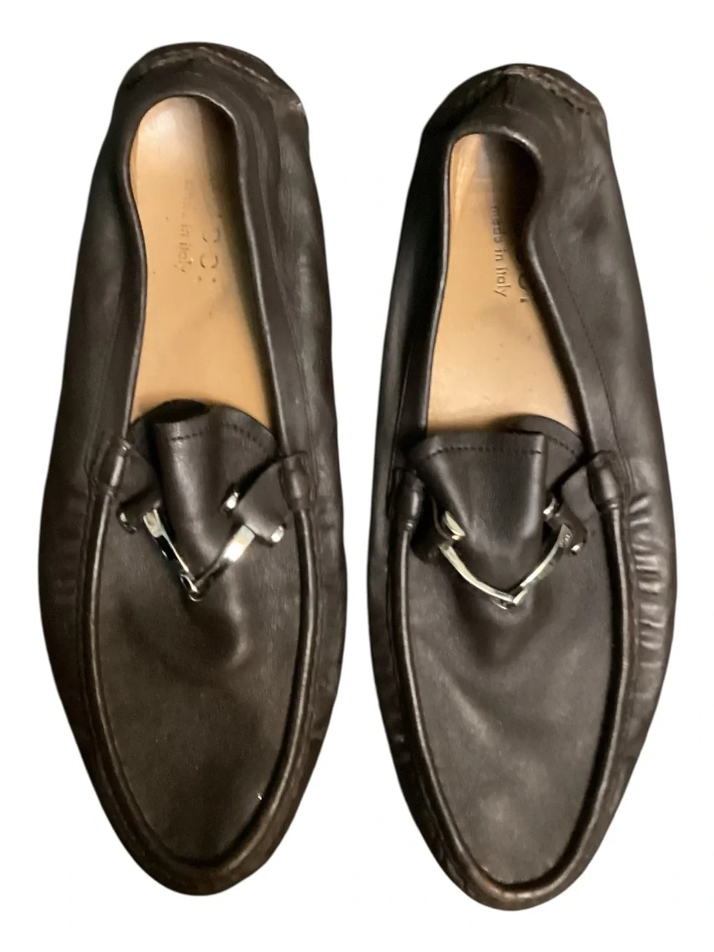 Vintage Gucci Horse Bit Driving Loafer